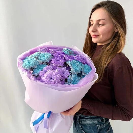 Букет кустовых хризантем