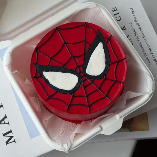 Бенто торт человек паук 🕷️