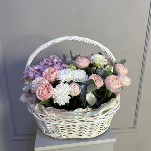 Нежная микс корзина
