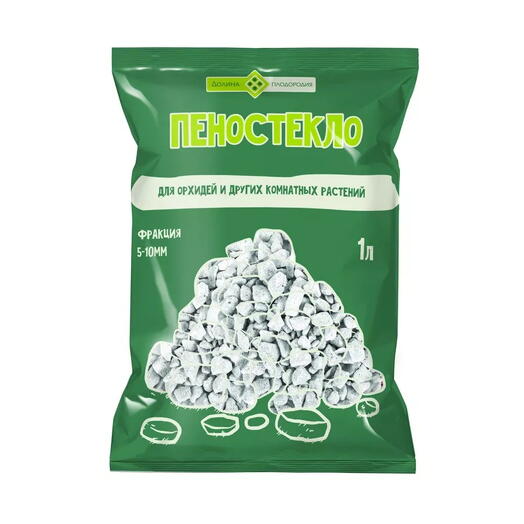 Пеностекло, фракция 5-10 мм, 1 л