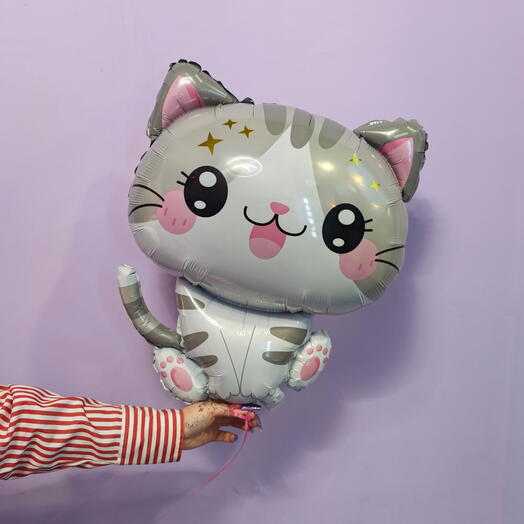Шар фольга "Котик"