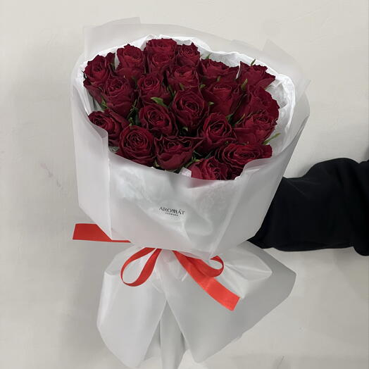 Букет из кенийских роз, 21 шт