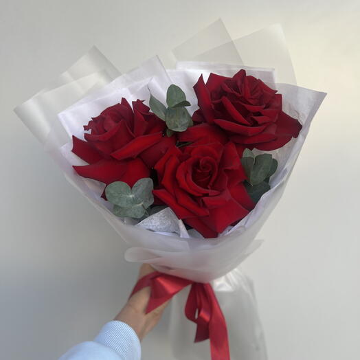Элегантный комплимент из Французских роз🌹️ Розы/ цветы Уфа/ доставка цветов Уфа/  французская Роза/ комплимент
