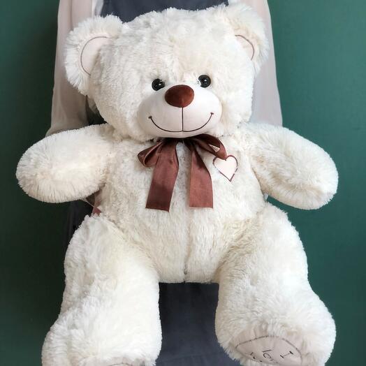 Мишка белый