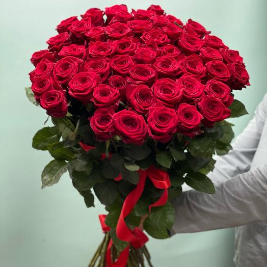 Rose red 80cm 51pcs