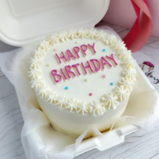 Бенто-торт Happy birthday