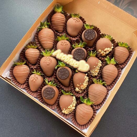 Strawberries in Belgian chocolate