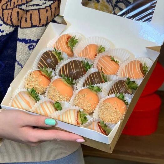 16 клубник в шоколаде orange