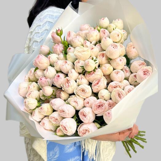 35 peony-shaped bush roses