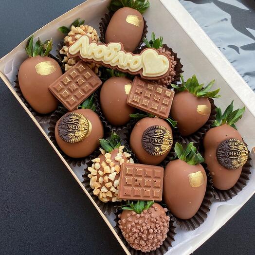 Клубника в бельгийском шоколаде «Oreo»