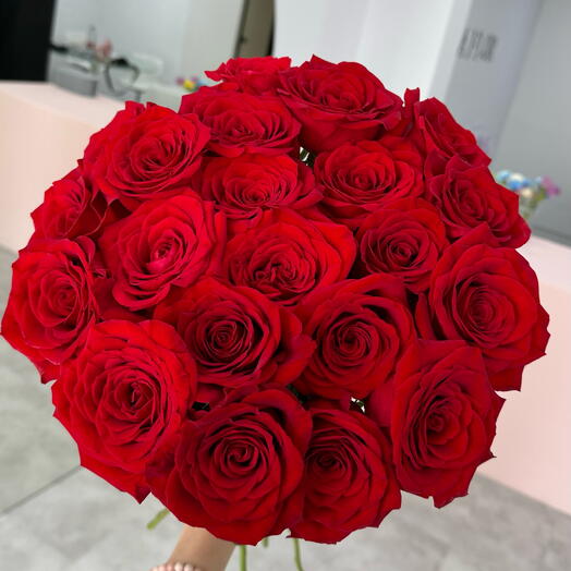 Red roses bouquet