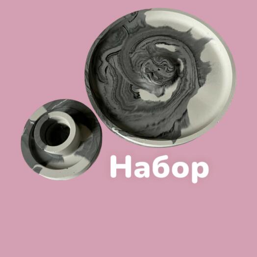 Подставка для благовоний и подсвечник