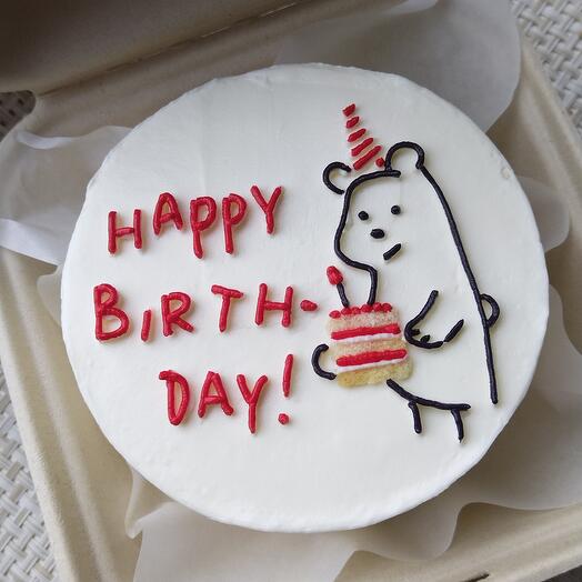 Бенто-торт "Happy Birthday"