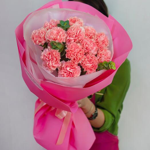 Монобукет из диантусов