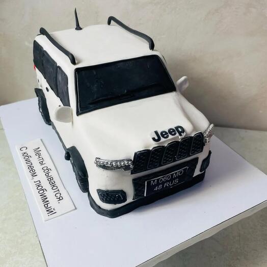 Торт машина Jeep -3 Д