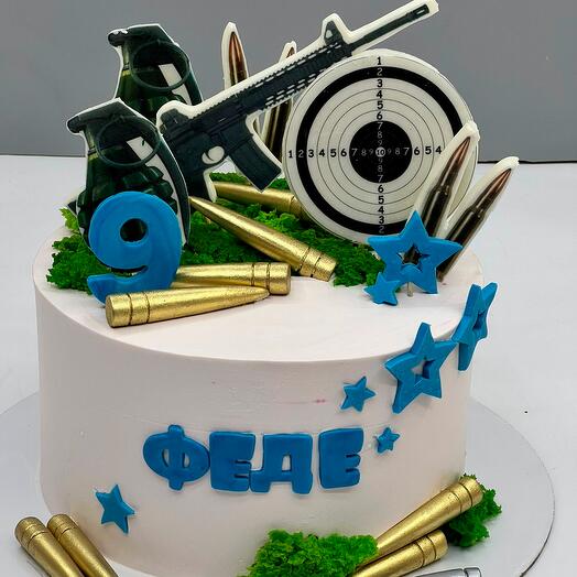 Торт для мальчика на 9 лет