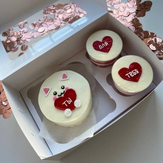 Сладкий  набор  бенто +капкейки