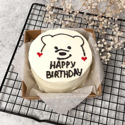Бенто-торт  Happy Birthday "Медвежонок"