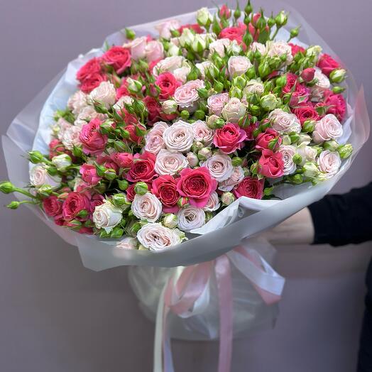 Ramo de piano de rosas arbustos prominentes 21 piezas