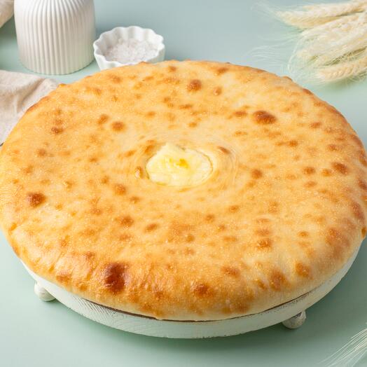 Осетинский пирог с сыром (уалибах)