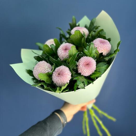 Mono bouquet Chrysanthemum Momoko 7 pieces
