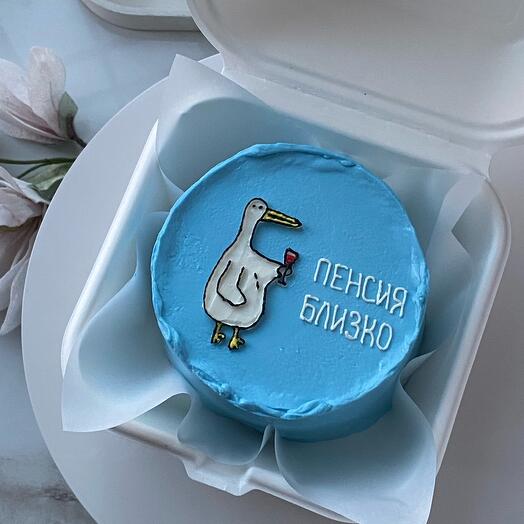 Бенто-торт - пенсия близко на день рождения подруге, другу, коллеге