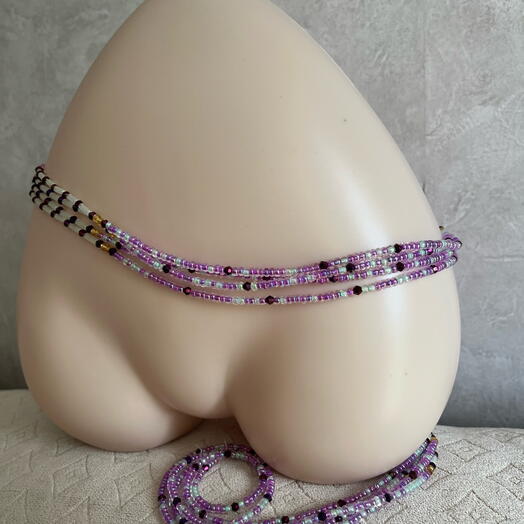 Waist and belly beads jewellery