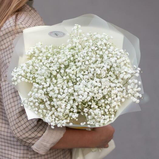 Mono-bouquet of gypsophila "weightlessness"