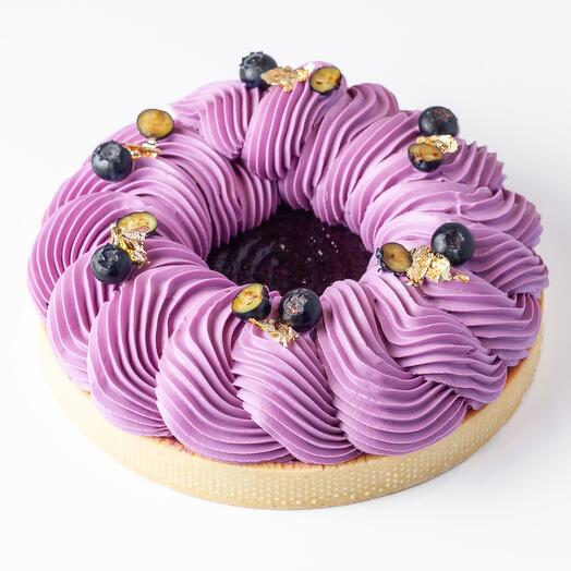 Тарт XXL Голубика-Лаванда