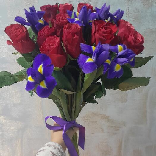 Розы с ирисками