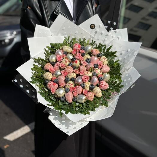 Букет из клубники в бельгийском шоколаде