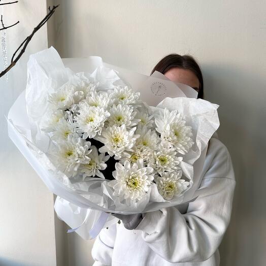 Букет из кустовых хризантем