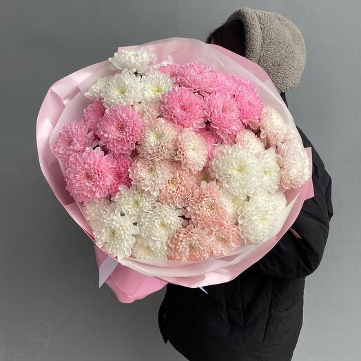 9 кустовых хризантем