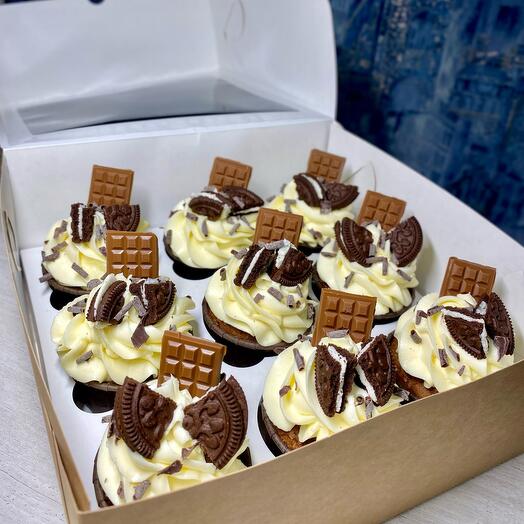 Juego de cupcakes de 9 piezas