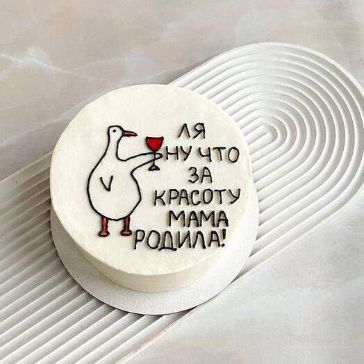 Бенто-торт Гусь за красоту