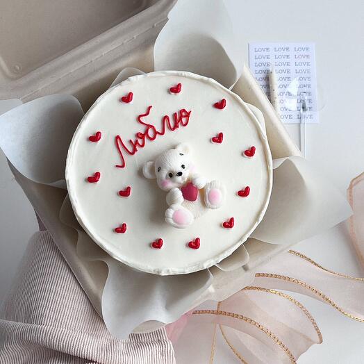 Bento cake "Love" for Valentine's Day, to a loved one on February 14th