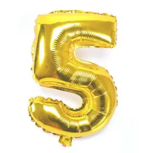 Цифра 5 (золото)