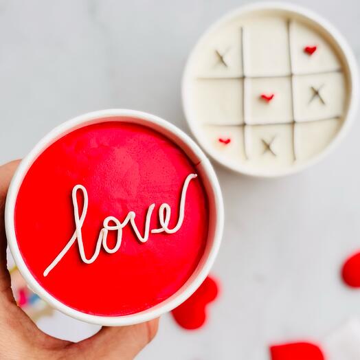 Торт в стакане - LOVE