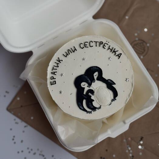 Бенто-торт на гендер пати
