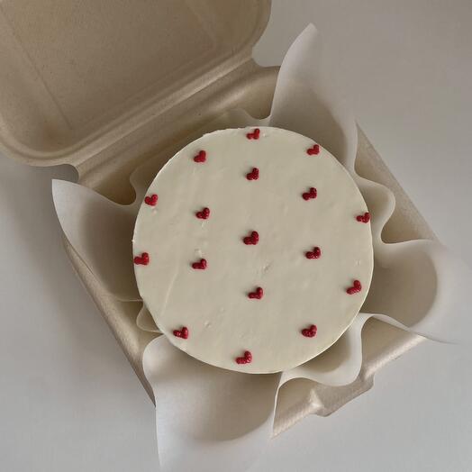 Бенто-торт с сердечками