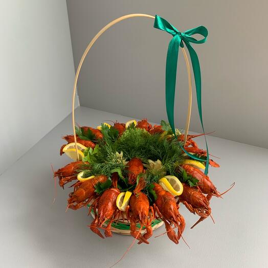 Корзинка с раками