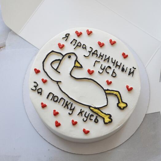 Бенто-торт «Праздничный гусь»