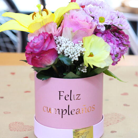 FlorBox B-Day Rosada