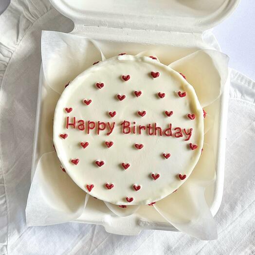 🎂 бенто торт на день рождения "сердце"