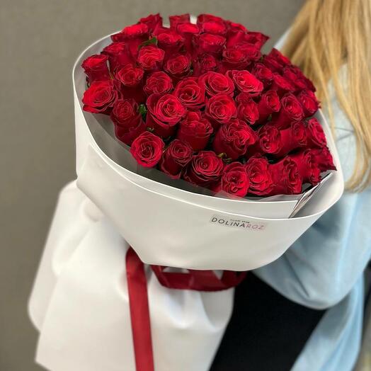 51 красная роза Родос