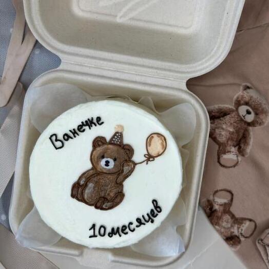 Bento cake S "By the month-Bear"