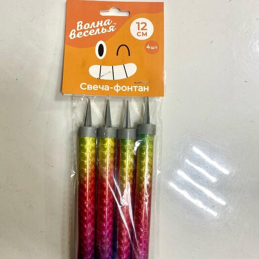 Fountains in cake 4pcs 12cm