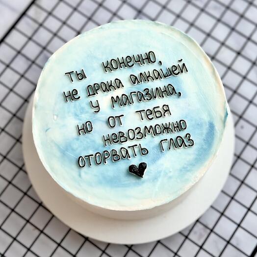 Бенто торт с признанием в чувствах на 8 марта