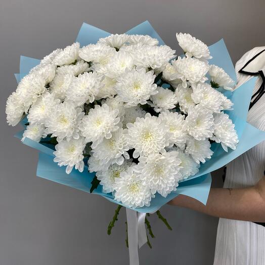 Букет 7 кустовых хризантем