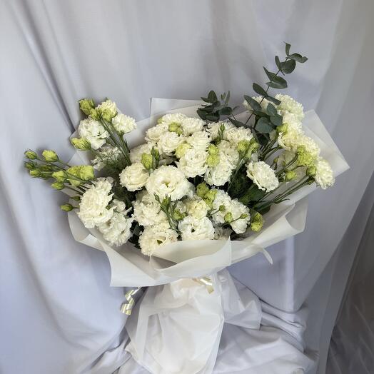 Моно белой эустомы